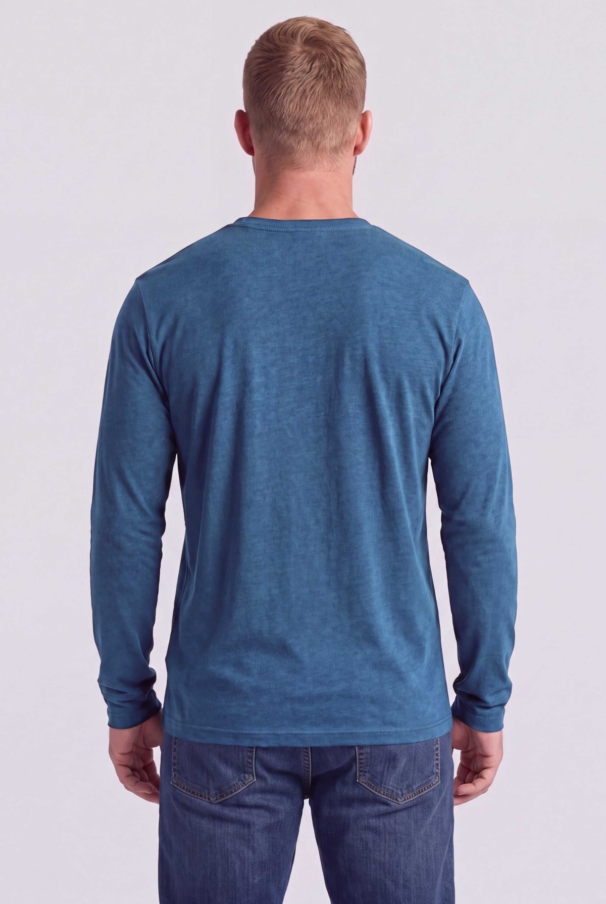 The long sleeve tees - Stellar Blue