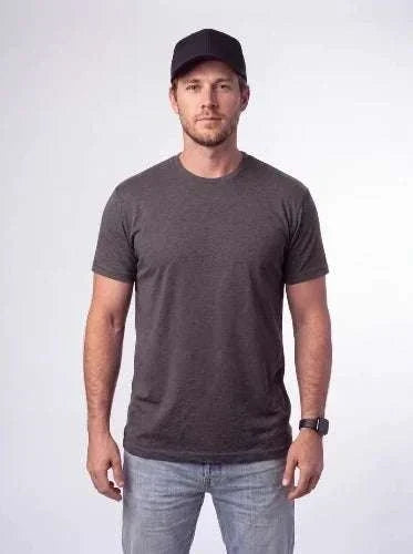 Big and Tall Blue Long Tee | Classic Long T-Shirt