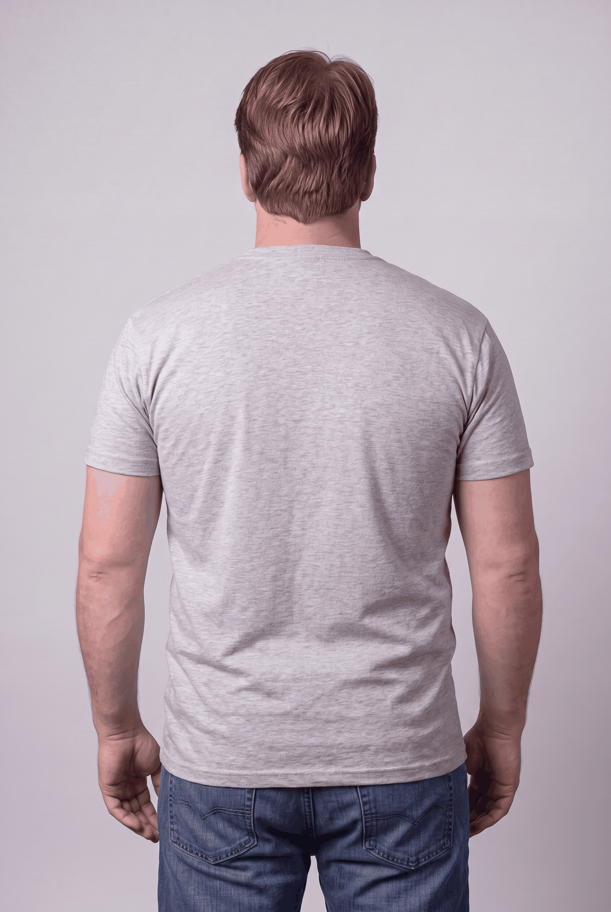 Big and Tall Grey Long Tee | Comfortable Extended Fit