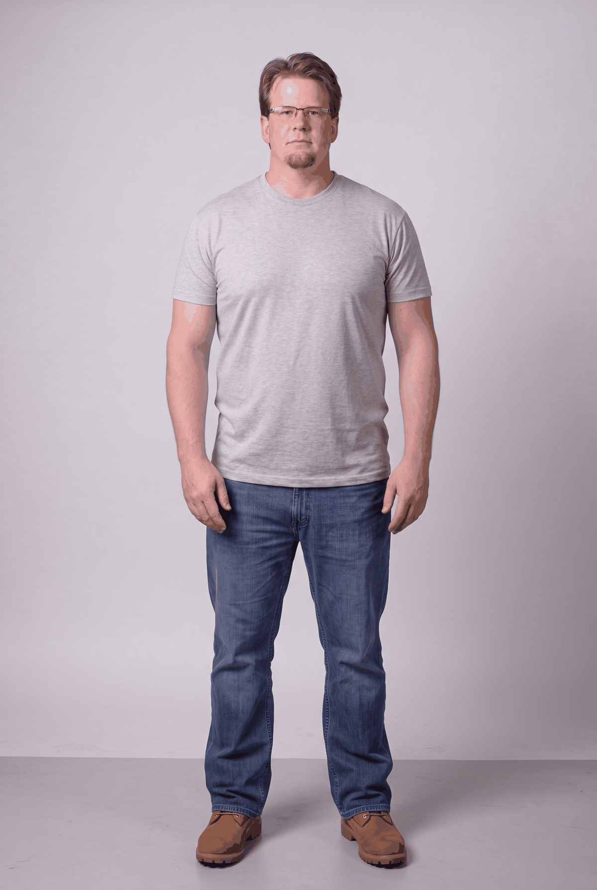 Big and Tall Grey Long Tee | Comfortable Extended Fit