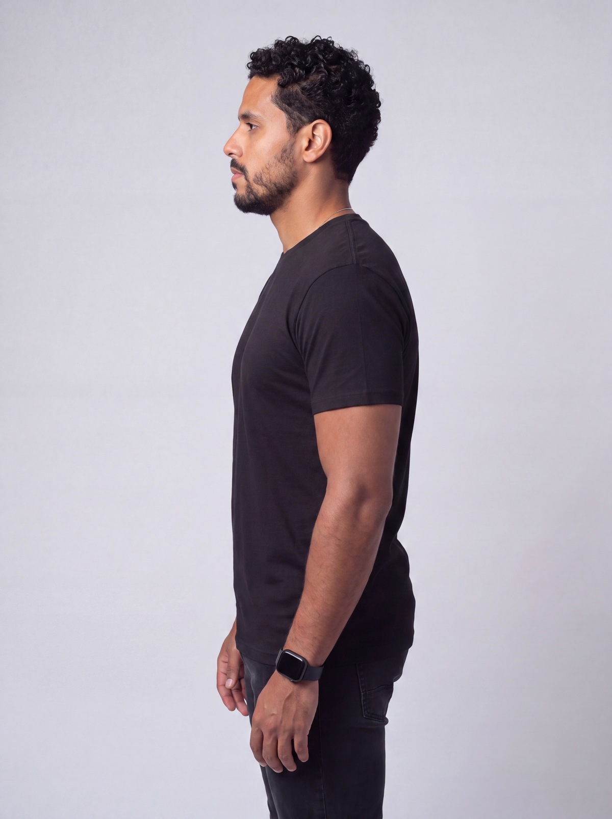 The Classic Long Tee : Black