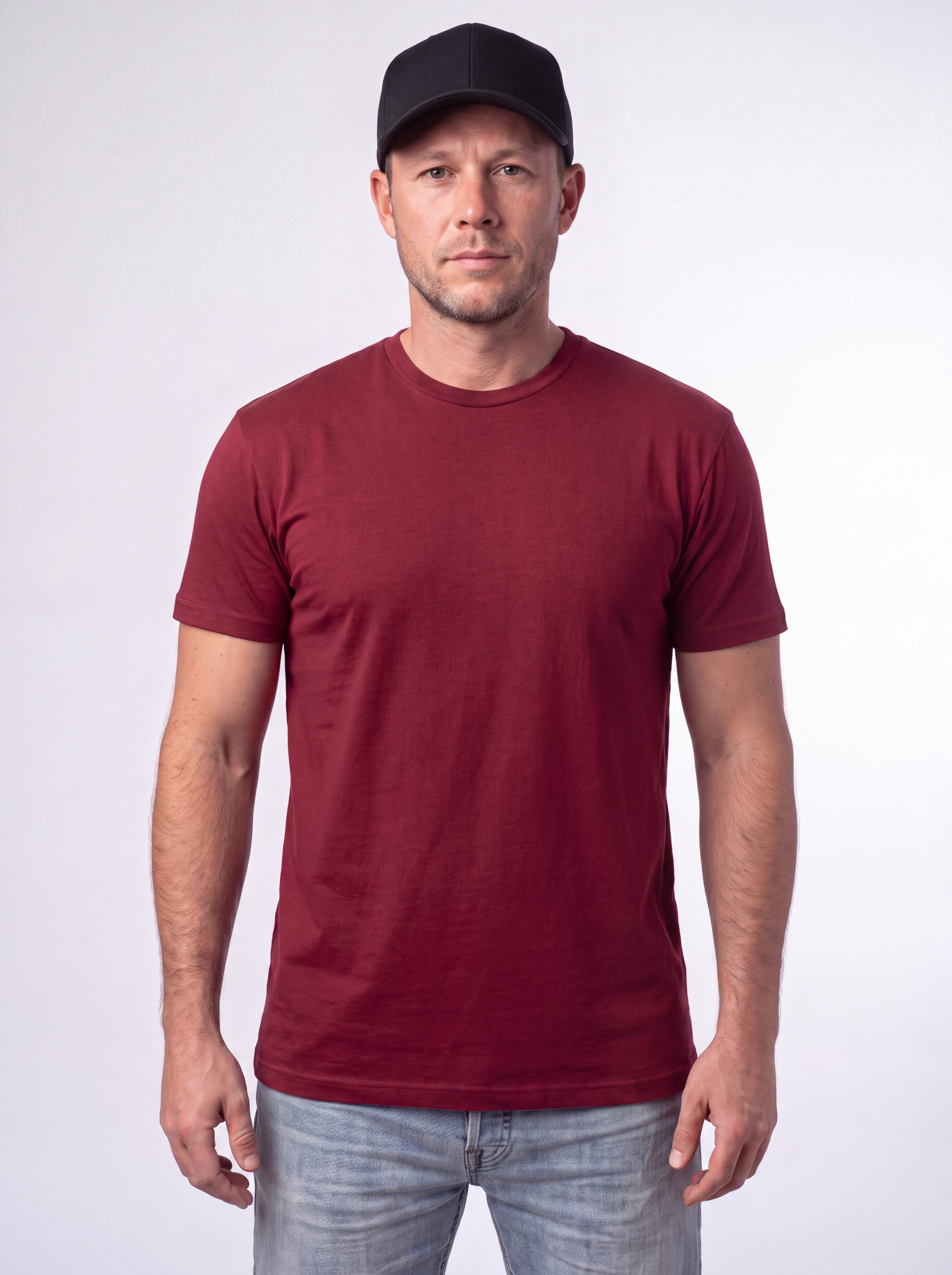 The Classic Long Tee : Scarlet