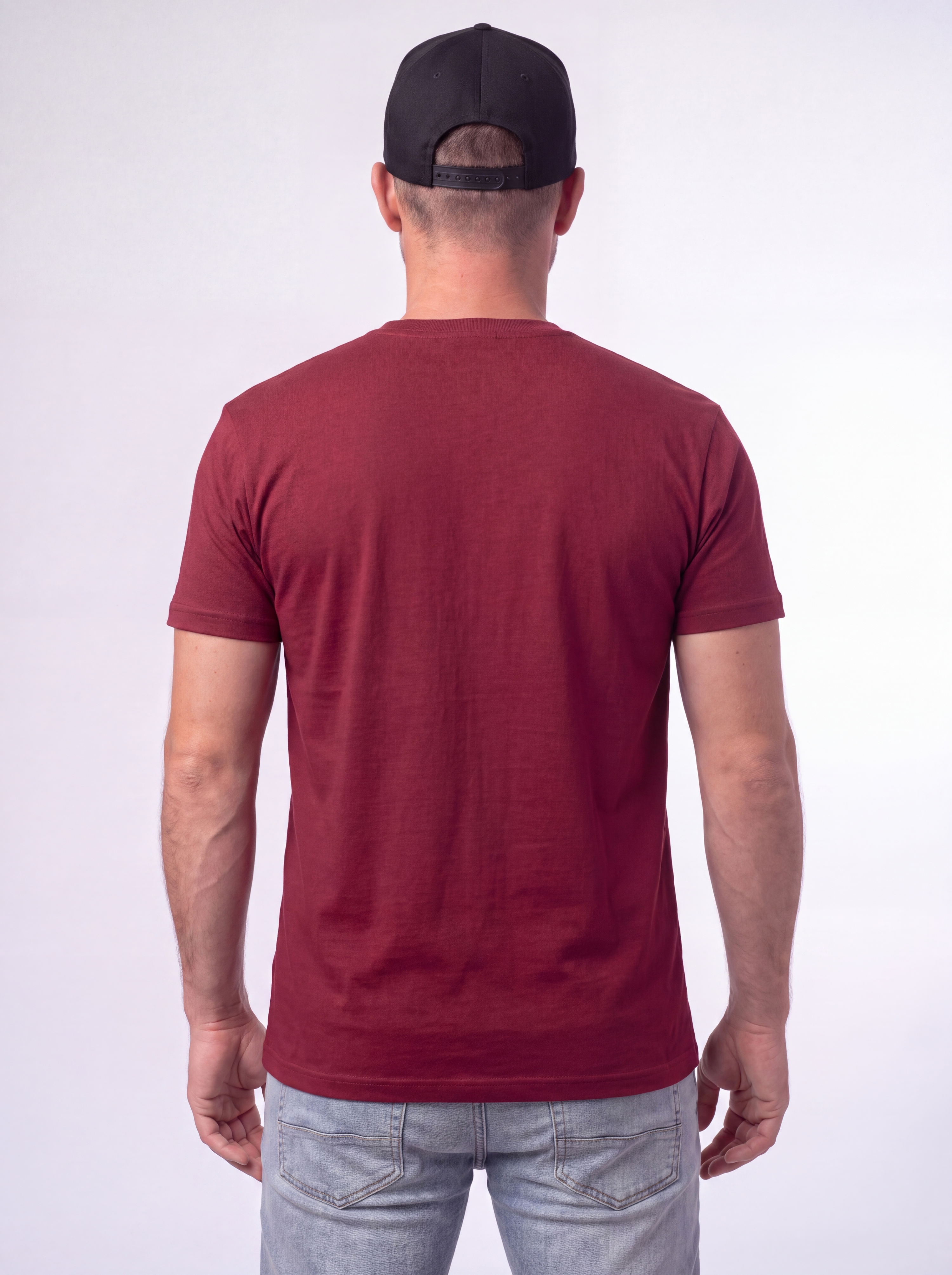 The Classic Long Tee : Scarlet