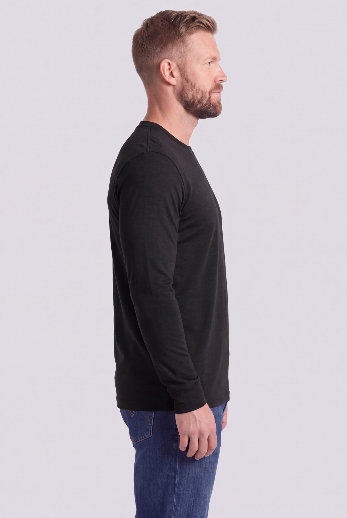 The long sleeve tees - Black