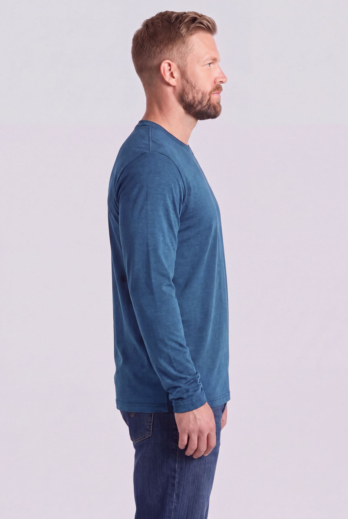 The long sleeve tees - Stellar Blue