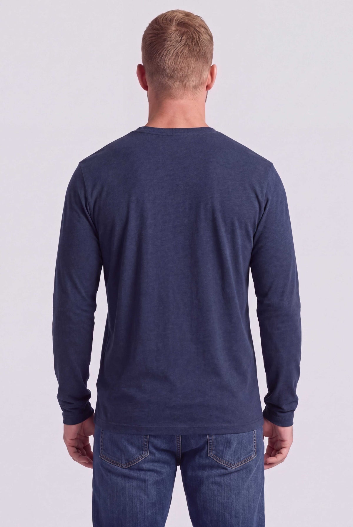 The long sleeve tees - Navy Blue