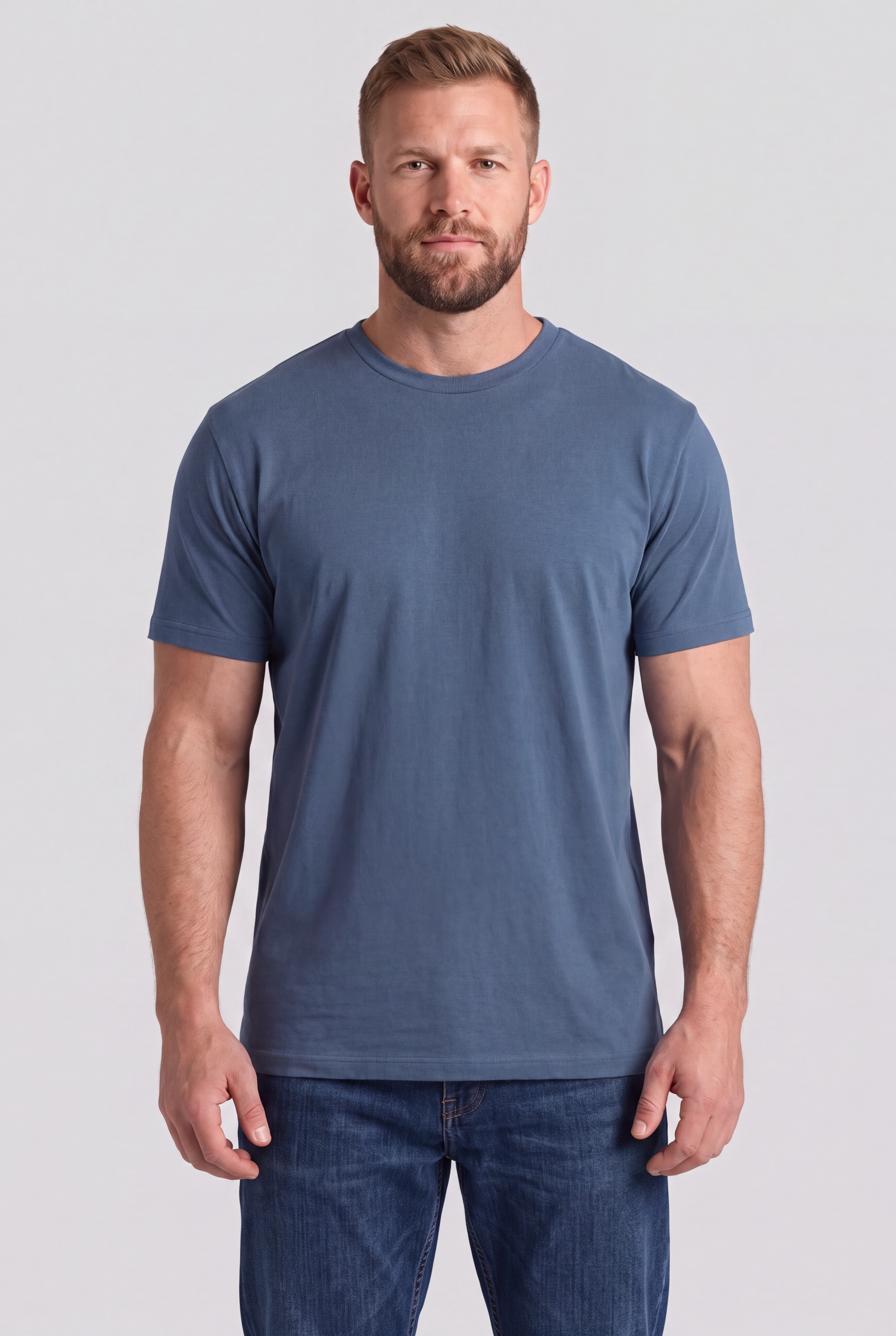 The Classic Long Tee : Blue