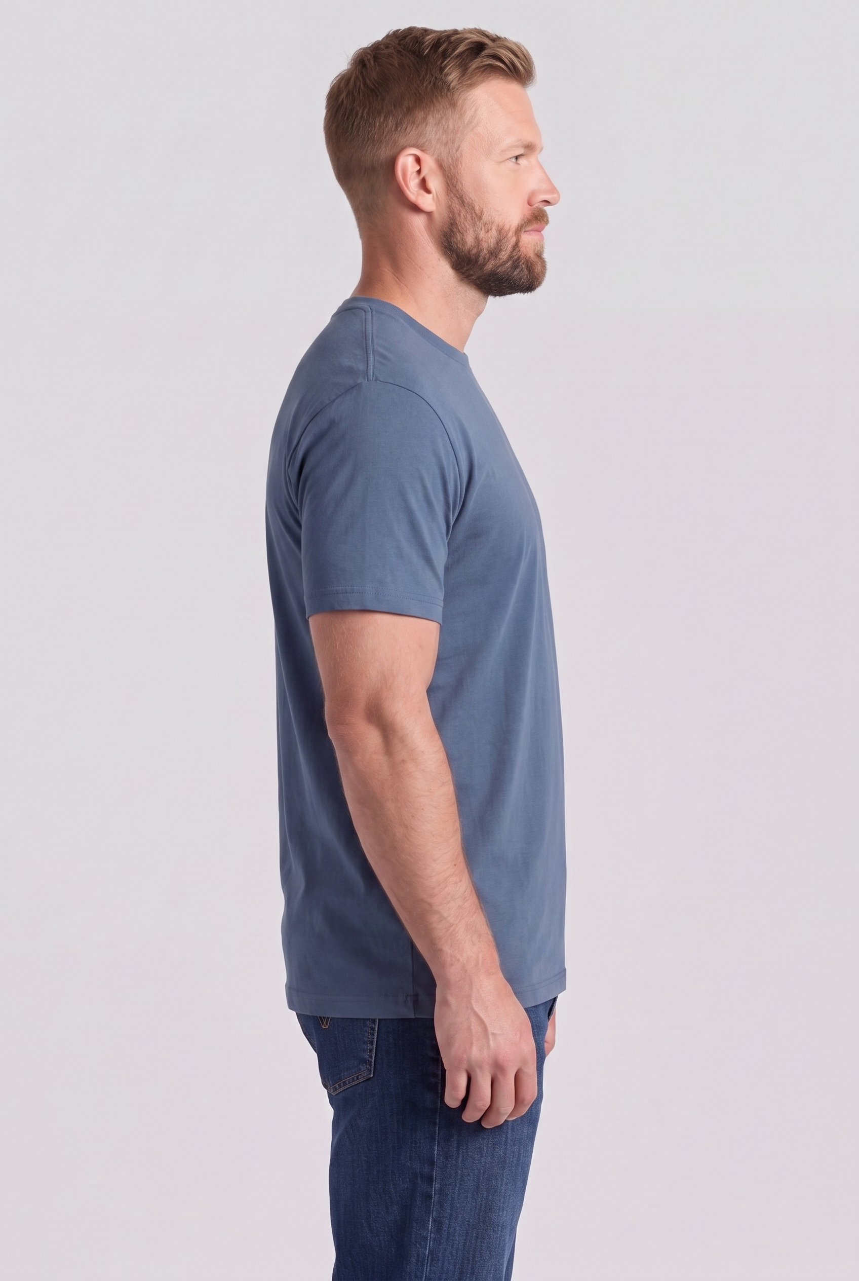 The Classic Long Tee : Blue