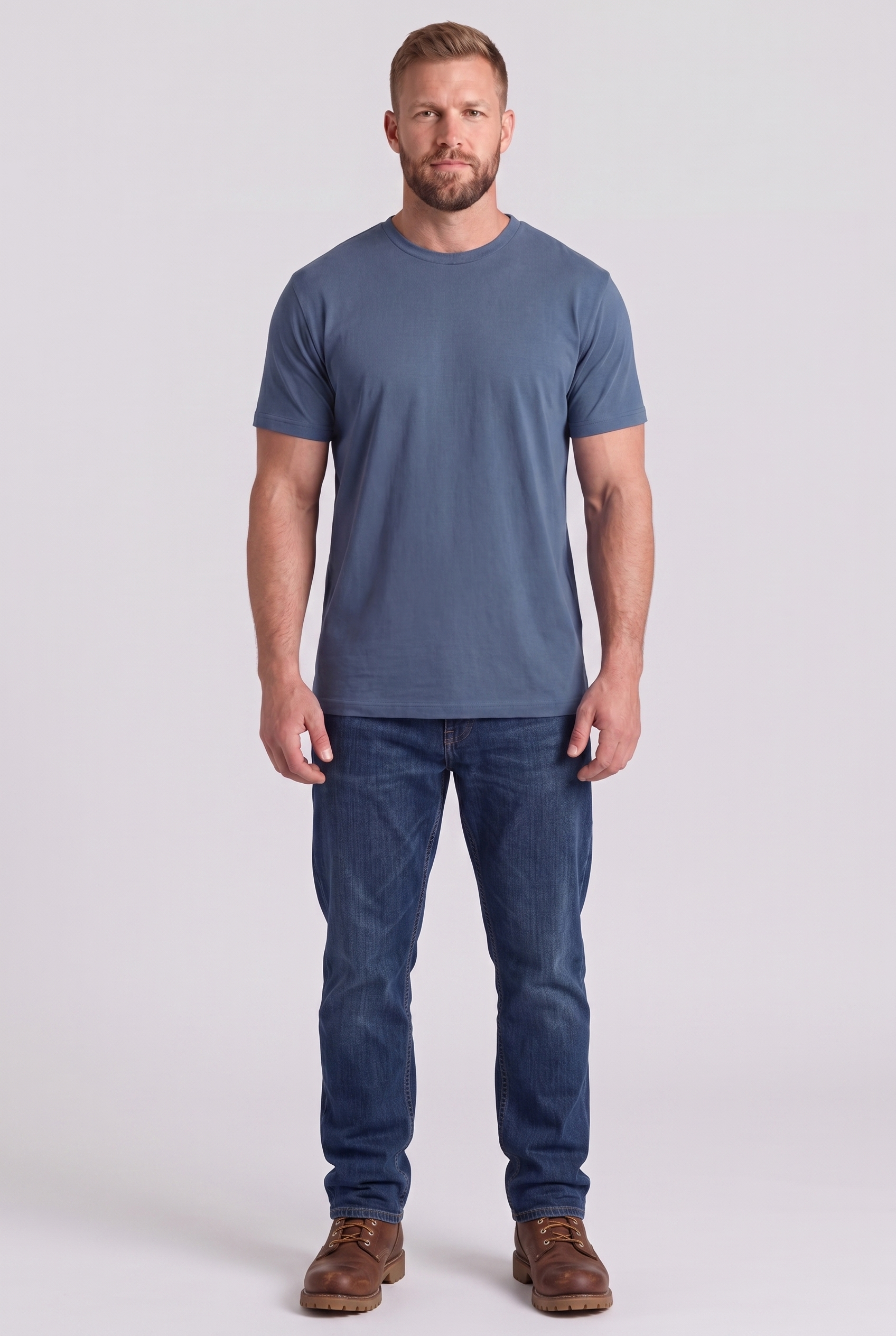 The Classic Long Tee : Blue