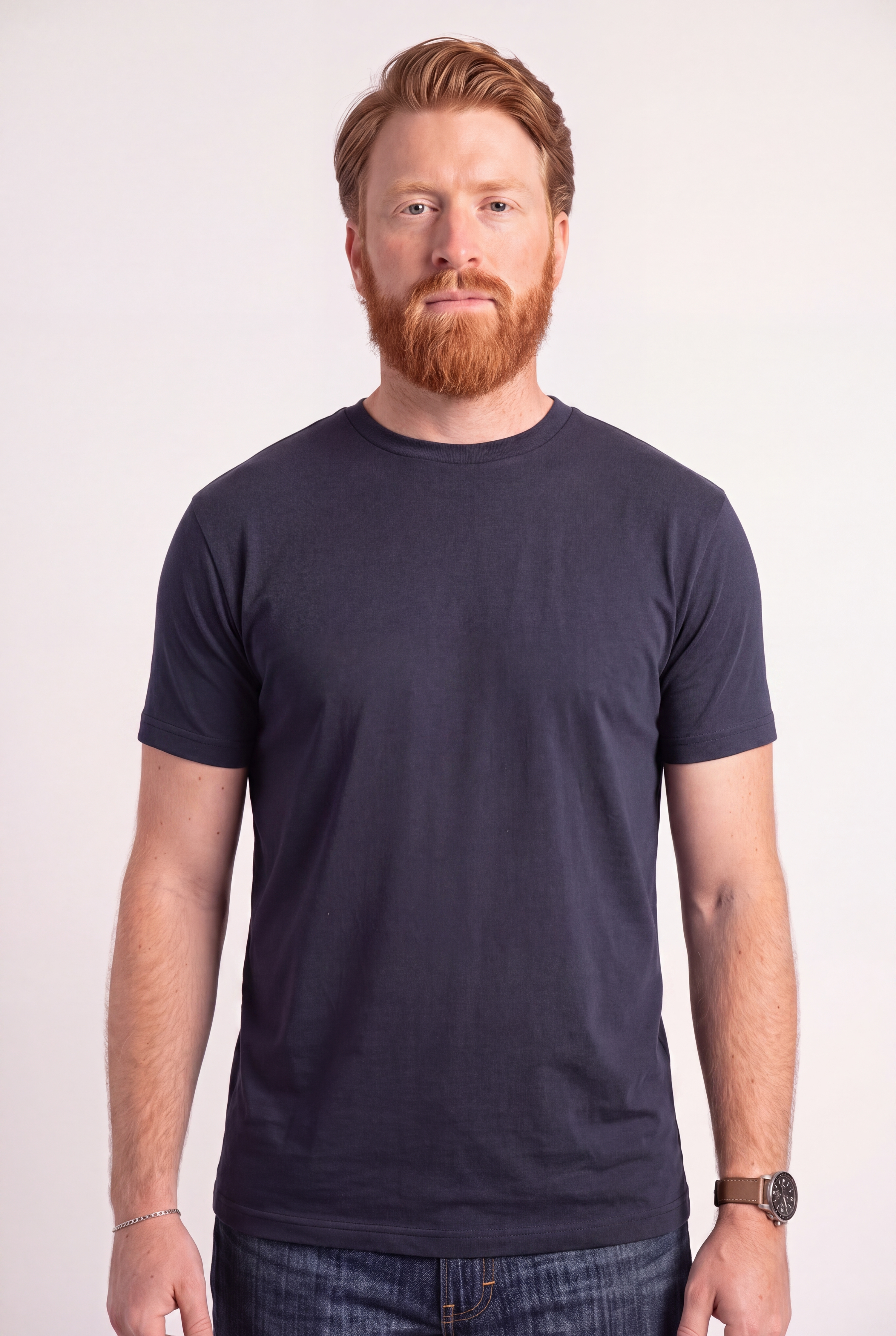 The Classic Long Tee : Navy