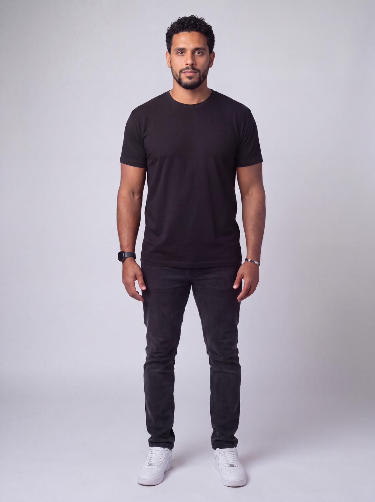 The Classic Long Tee : Black