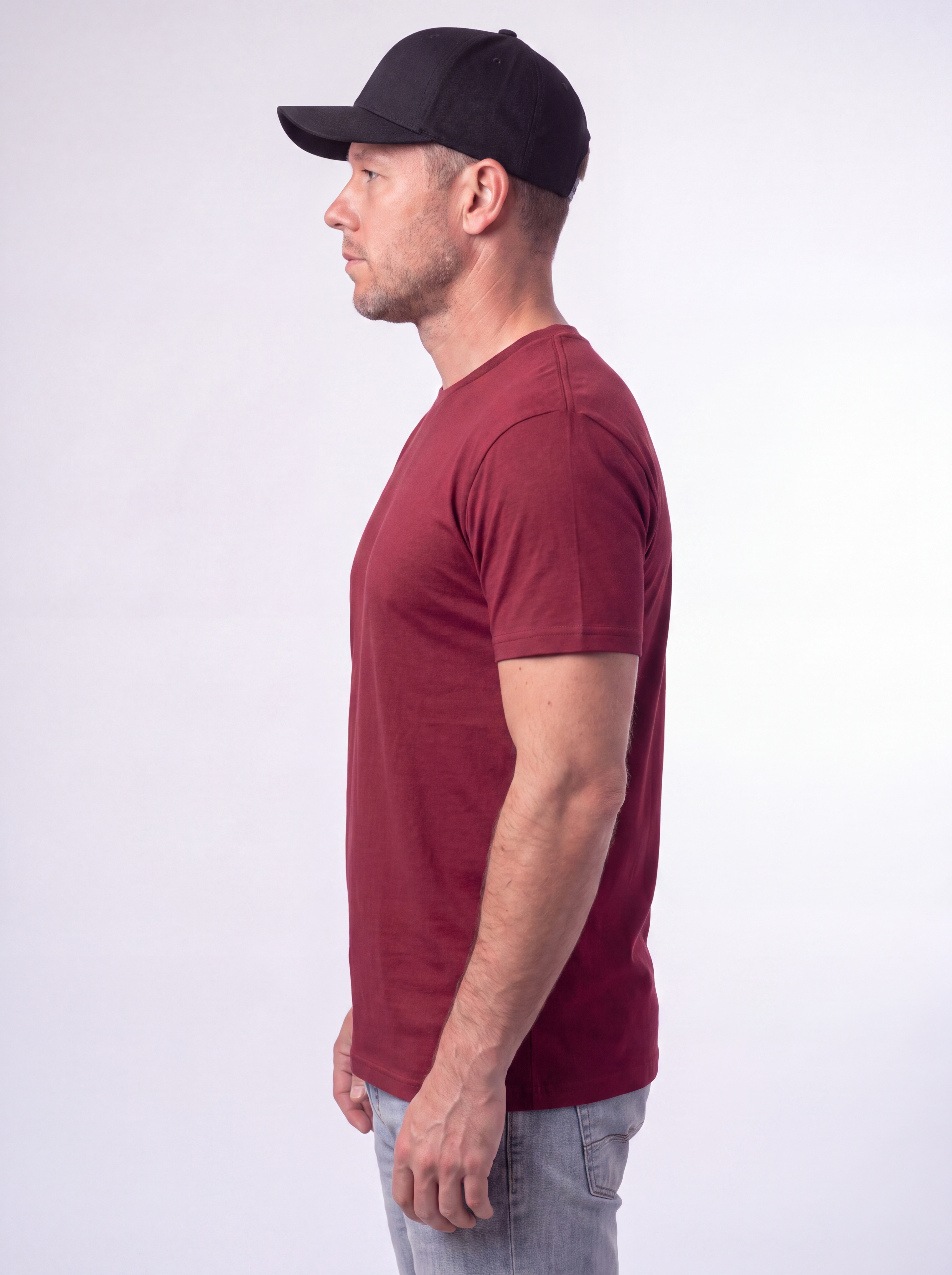 The Classic Long Tee : Scarlet