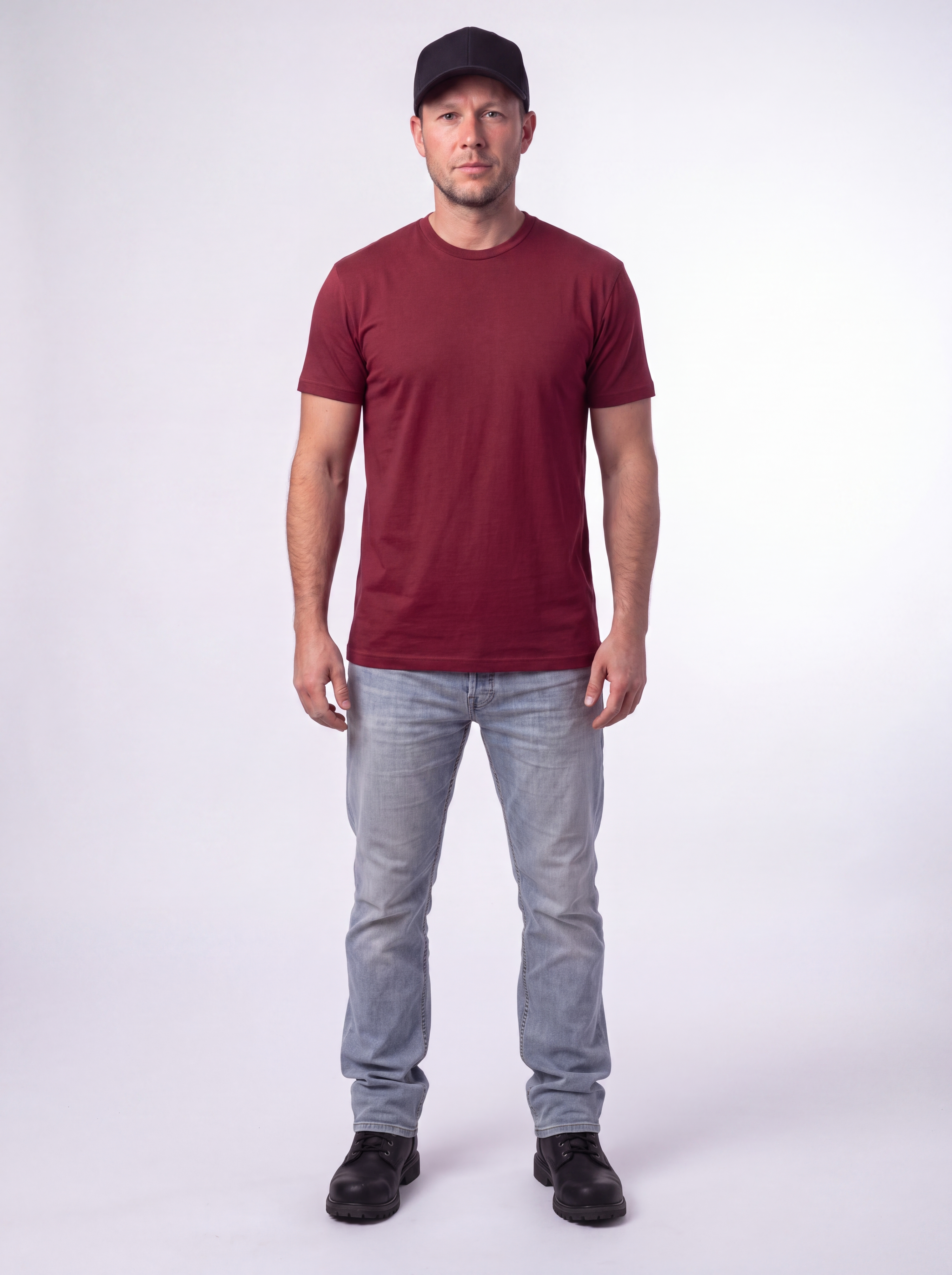 The Classic Long Tee : Scarlet